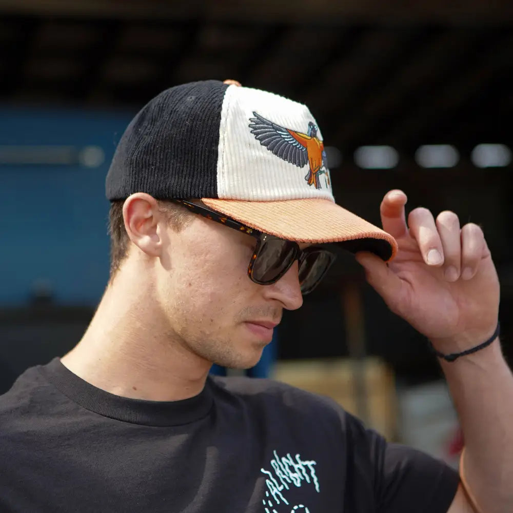 Oriole Two-Tone Corduroy Hat - PABOOM