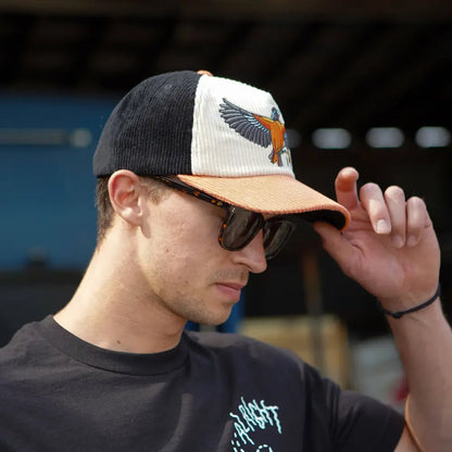 Oriole Two-Tone Corduroy Hat - PABOOM