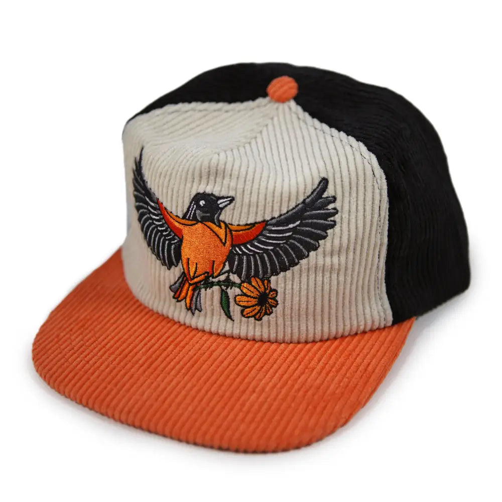 Oriole Two-Tone Corduroy Hat - PABOOM