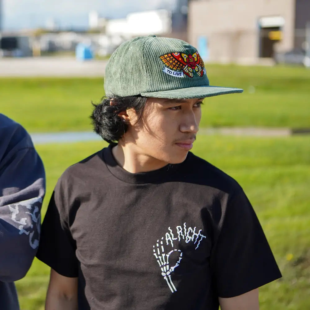 Townes Butterfly Corduroy Cap - PABOOM