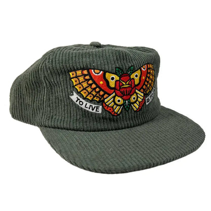 Townes Butterfly Corduroy Cap - PABOOM