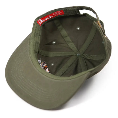 Stuntin Goods - Townes Butterfly Unstructured Hat - olive green baseball cap