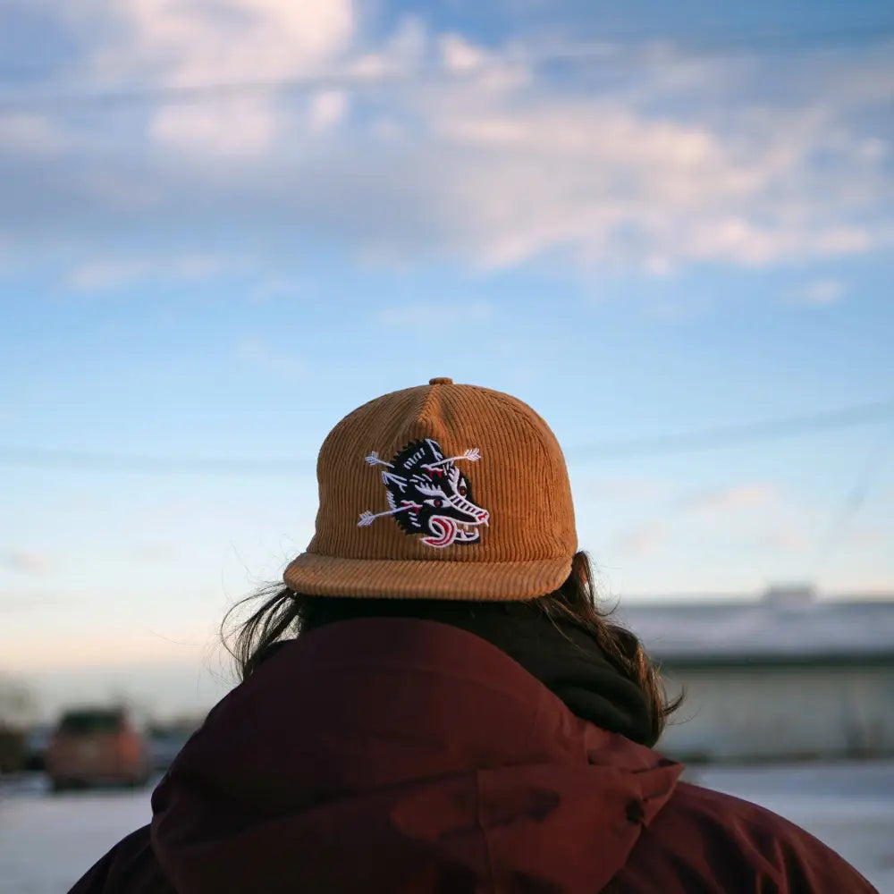 Wolf Corduroy Hat - PABOOM