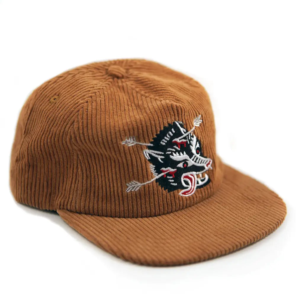 Wolf Corduroy Hat - PABOOM