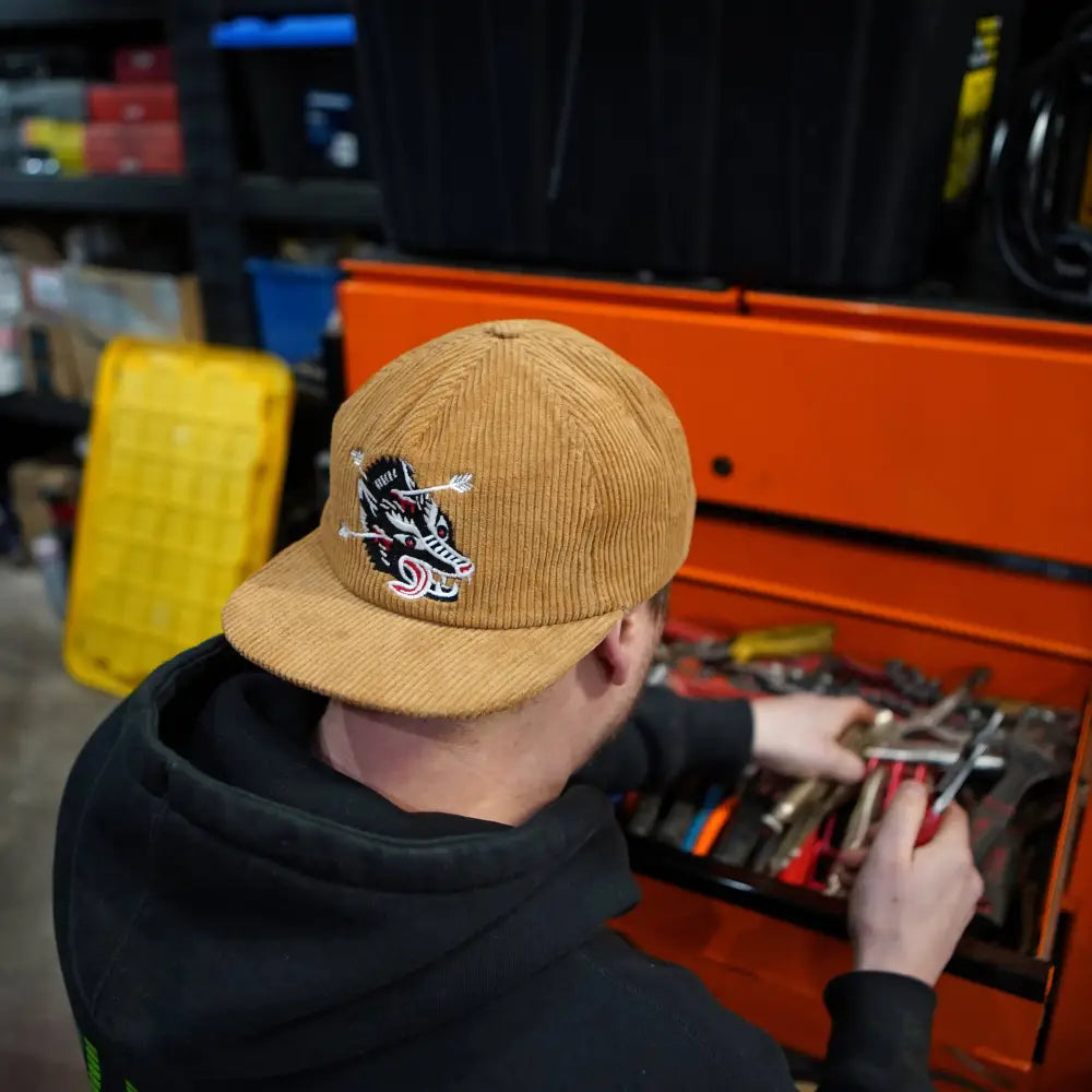 Wolf Corduroy Hat - PABOOM