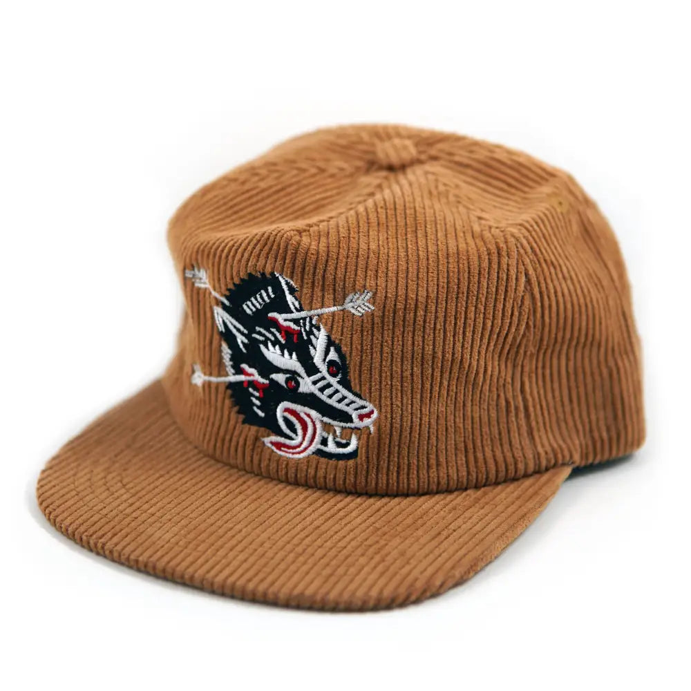 Wolf Corduroy Hat - PABOOM