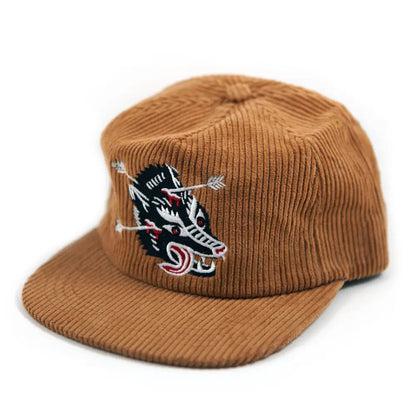 Wolf Corduroy Hat - PABOOM