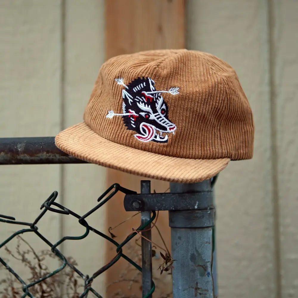 Wolf Corduroy Hat - PABOOM