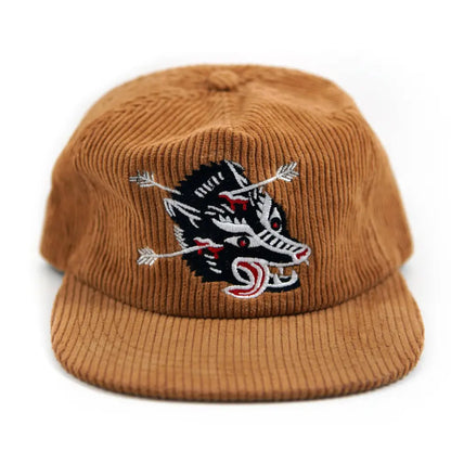 Wolf Corduroy Hat - PABOOM