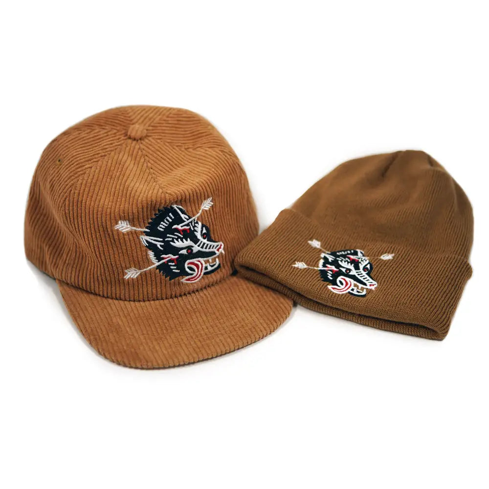 Wolf Corduroy Hat - PABOOM