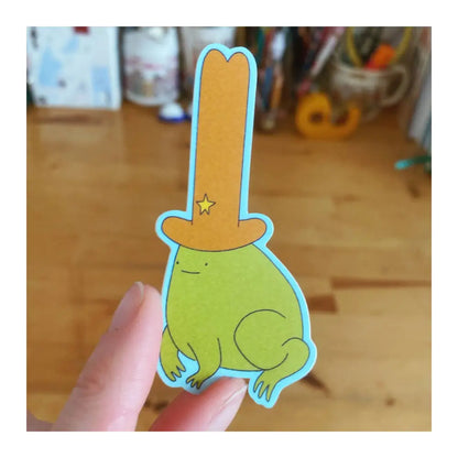 Cowboy Frog Sticker - PABOOM