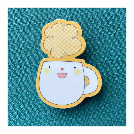 Steamy Mug Sticker - PABOOM