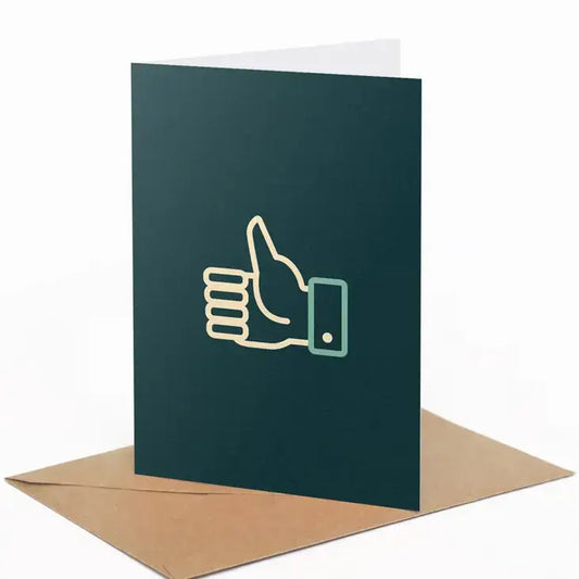 Thumbs Up Greeting Card - PABOOM