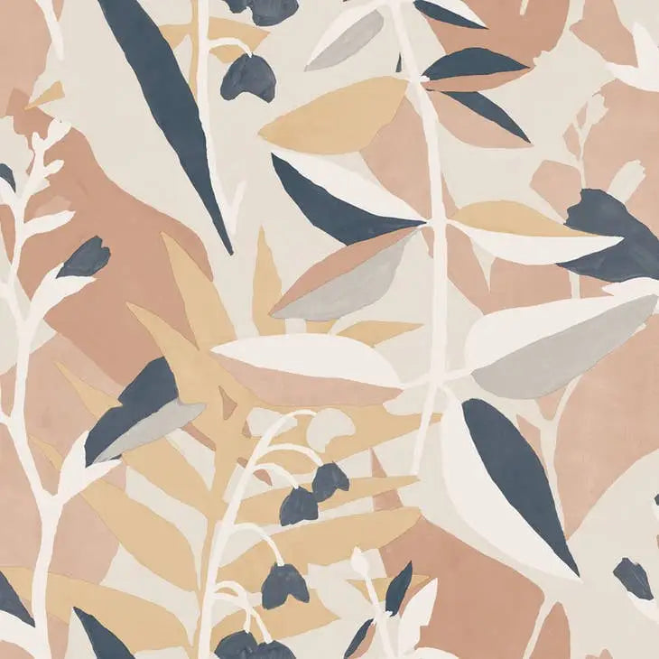 Garden Party Neutral Peel and Stick Wallpaper - PABOOM