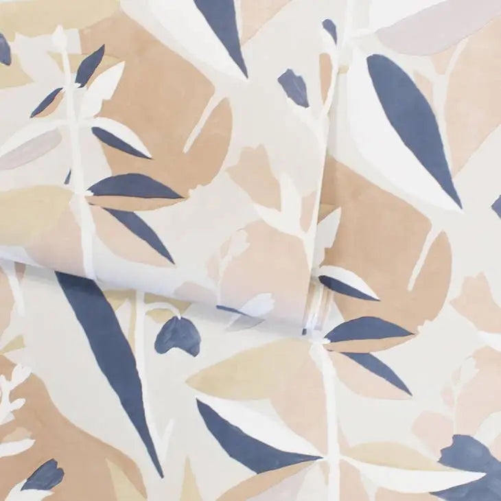 Garden Party Neutral Peel and Stick Wallpaper - PABOOM