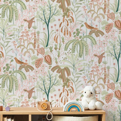 Willow Rainforest Peel and Stick Wallpaper, 28 sq. ft. - PABOOM