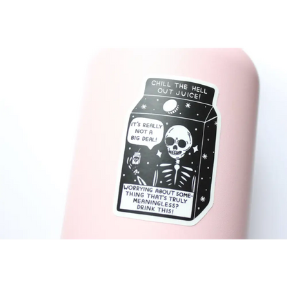 Chill The Hell Out Sticker - PABOOM