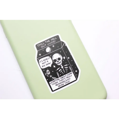 Chill The Hell Out Sticker - PABOOM