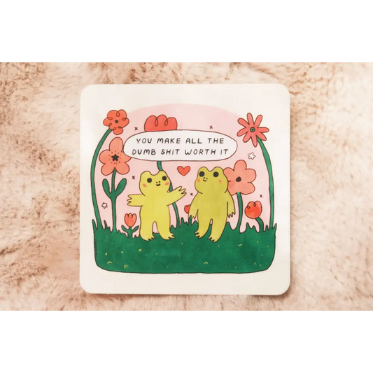 Frog Friends Sticker - PABOOM