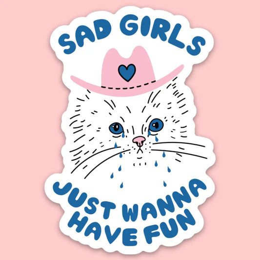 Sad Girls Sticker - PABOOM