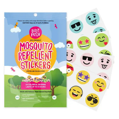 Buzz Patch Bug Repellent Stickers - PABOOM