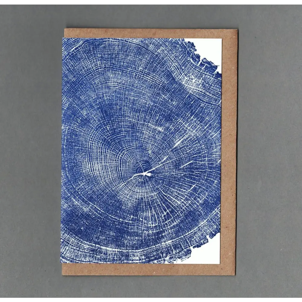 The Passenger Press - Blue Oak Letterpress Card