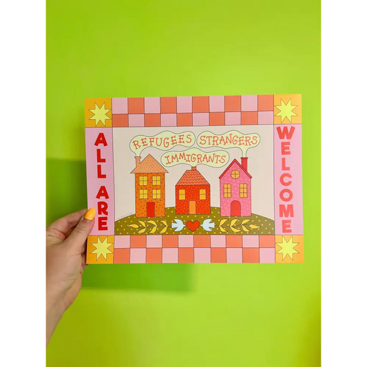 All Are Welcome Print - PABOOM