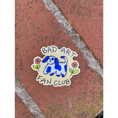Bad Art Fan Club Sticker - PABOOM