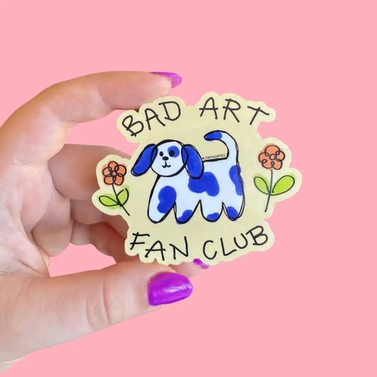 Bad Art Fan Club Sticker - PABOOM
