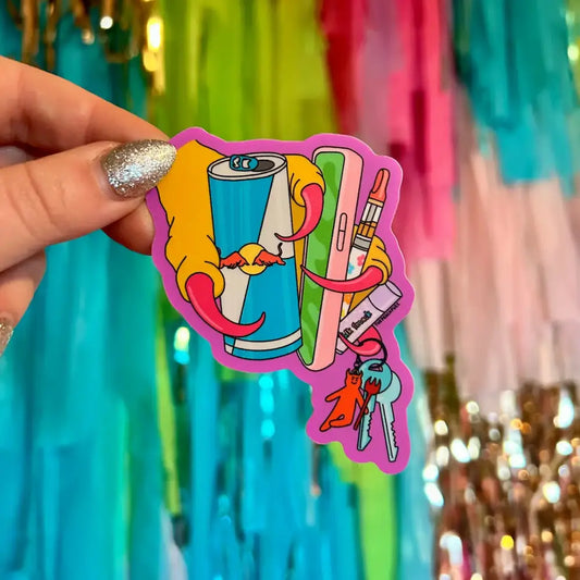 Girl Claw Sticker - PABOOM