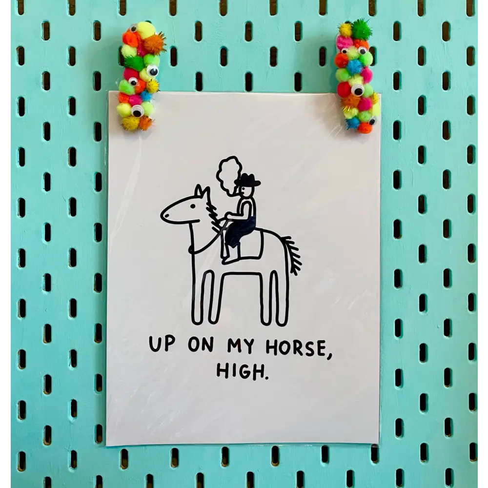 High Horse Print - PABOOM