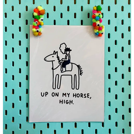 High Horse Print - PABOOM