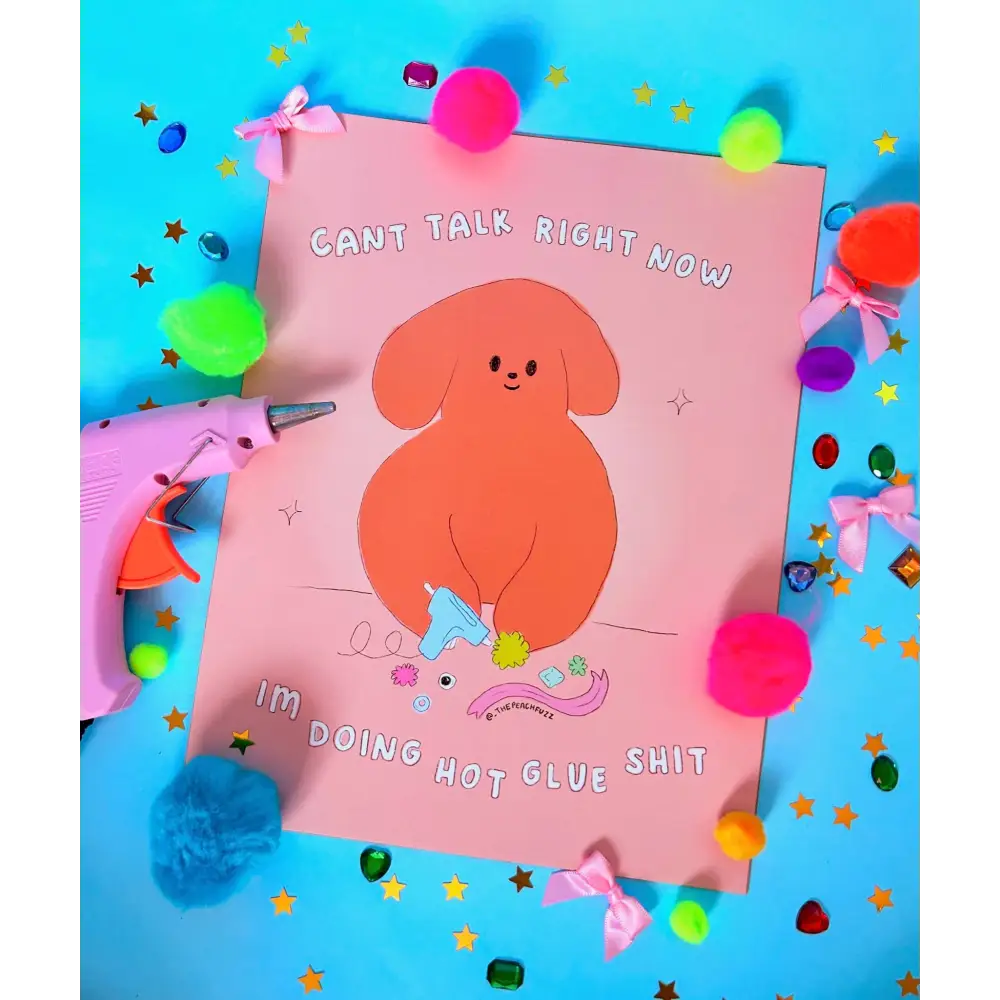 Hot Glue Shit Print - PABOOM