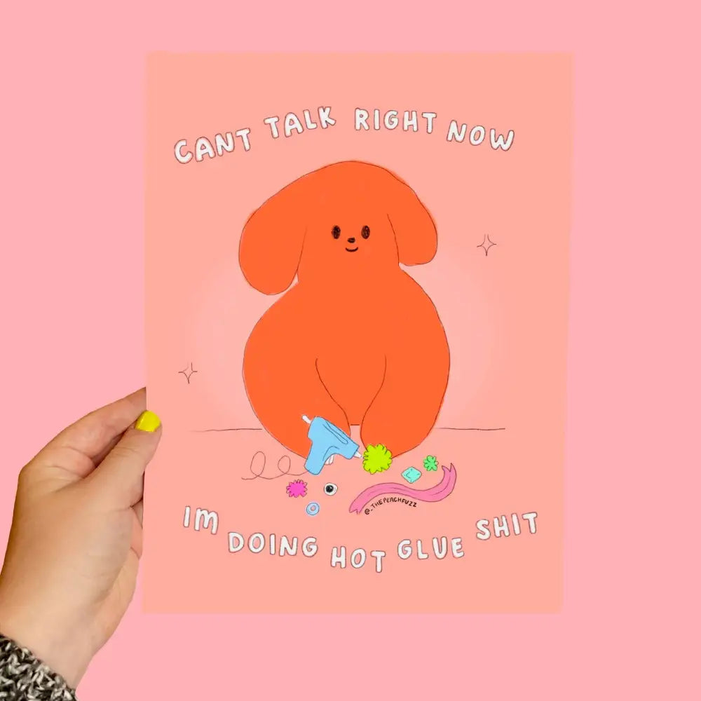 Hot Glue Shit Print - PABOOM