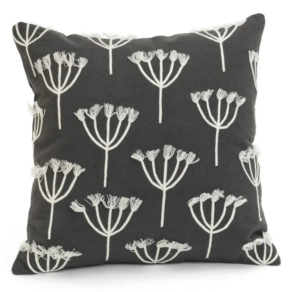Embroidered Flower Cushion - PABOOM