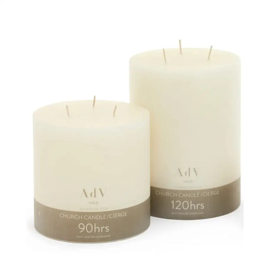 Ivory Church Candle - PABOOM