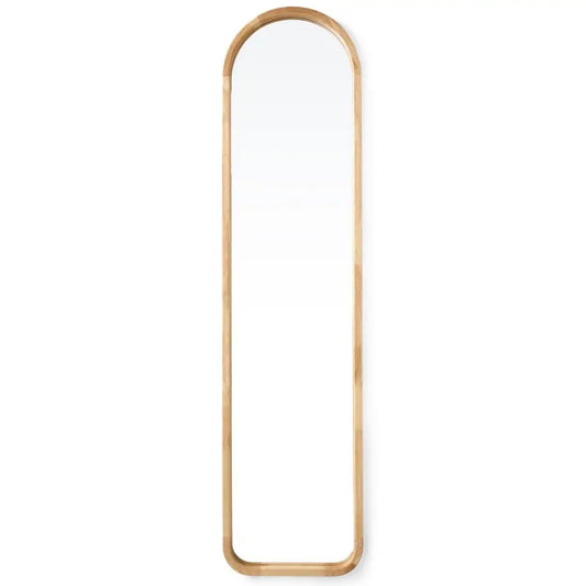 Nieve Wood Arch Floor Mirror - PABOOM