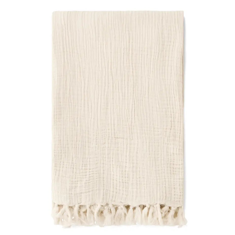 Wrinkled Cotton Throw - PABOOM