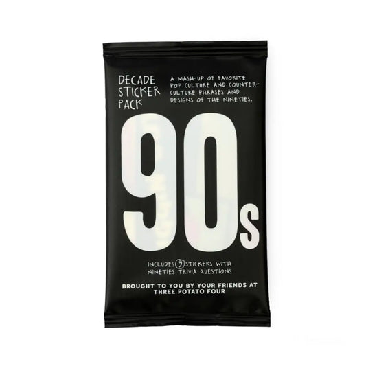 1990s Decade Sticker Card Pack - PABOOM