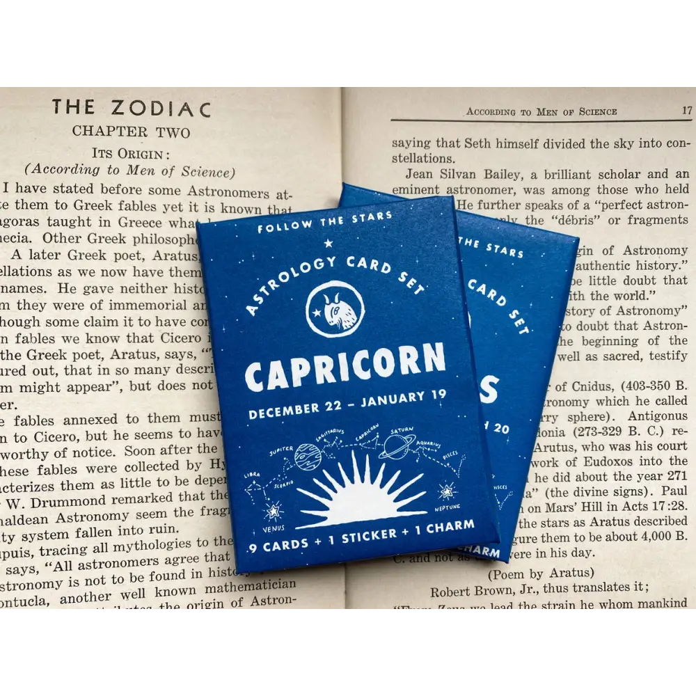 Astrology Card Pack, Capricorn - PABOOM