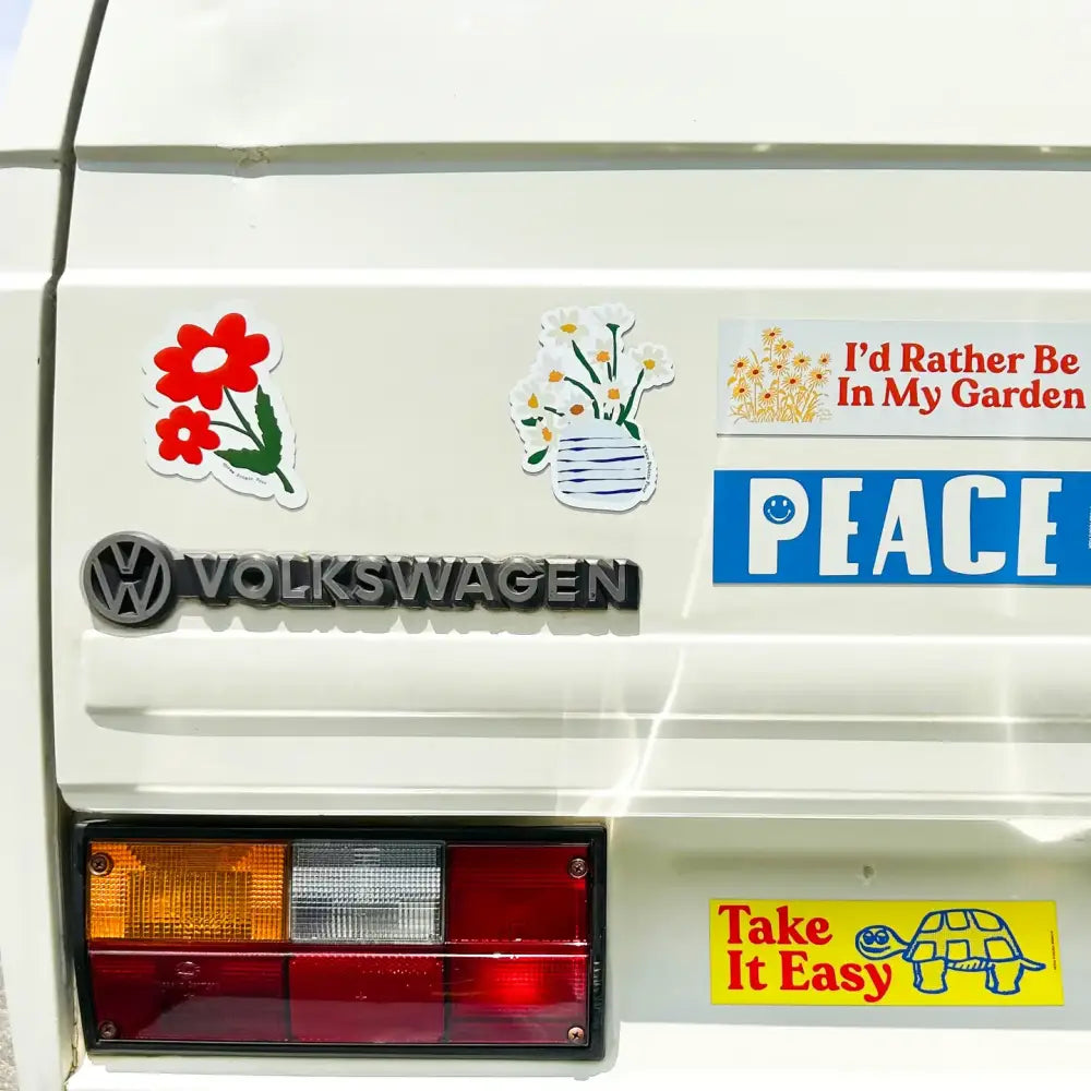 Peace Blue Bumper Magnet - PABOOM