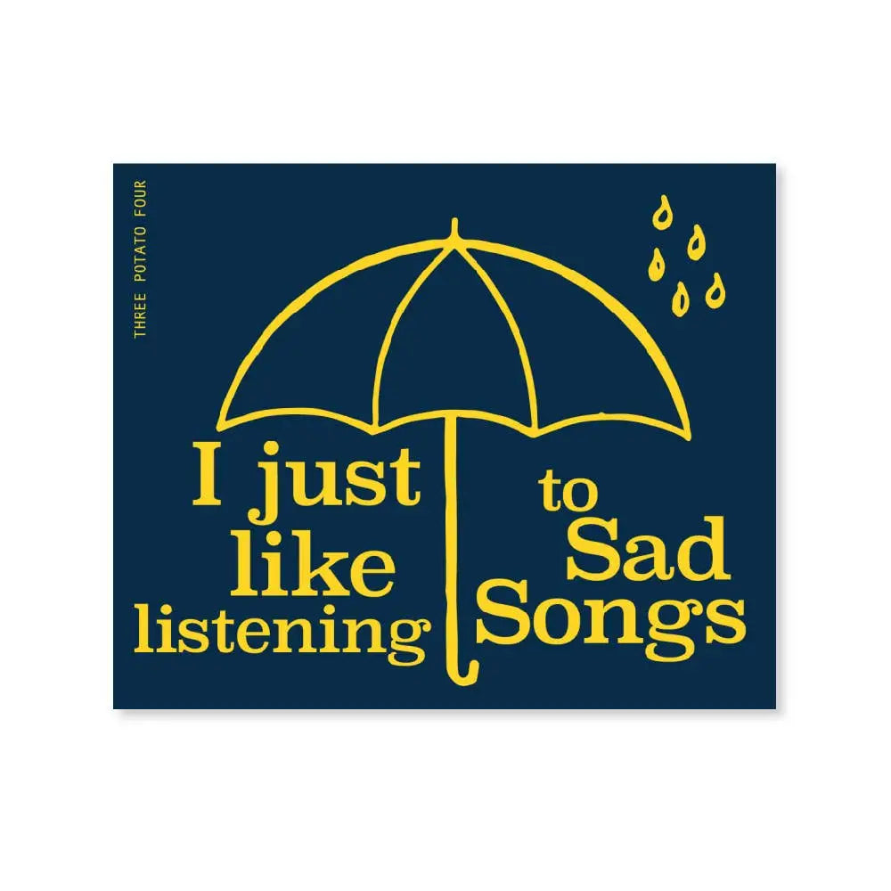Sad Songs Sticker - PABOOM