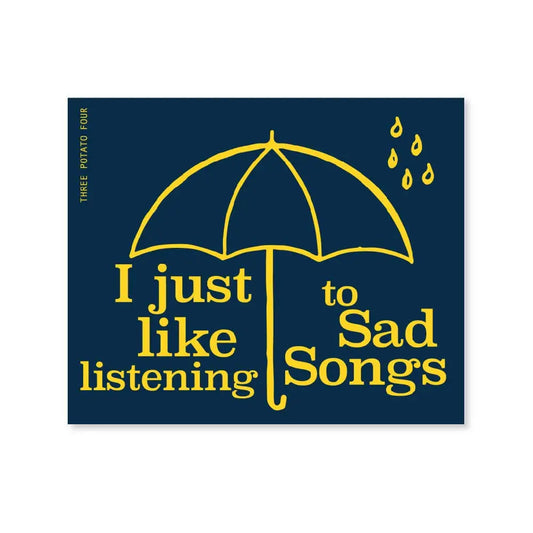 Sad Songs Sticker - PABOOM