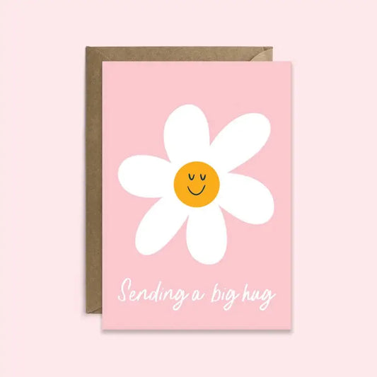 Sending a Big Hug Daisy Card - PABOOM