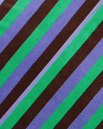 90's Mint Stripe Bath Towel