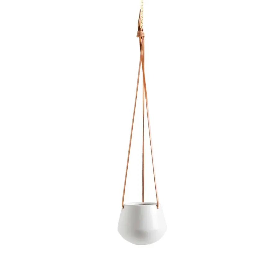 Ashbury Hanging Planter White Small - PABOOM
