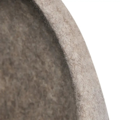 Torre & Tagus - Felted Wool Cat Cave Brown