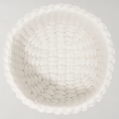 Torre & Tagus - Felted Wool Woven Basket