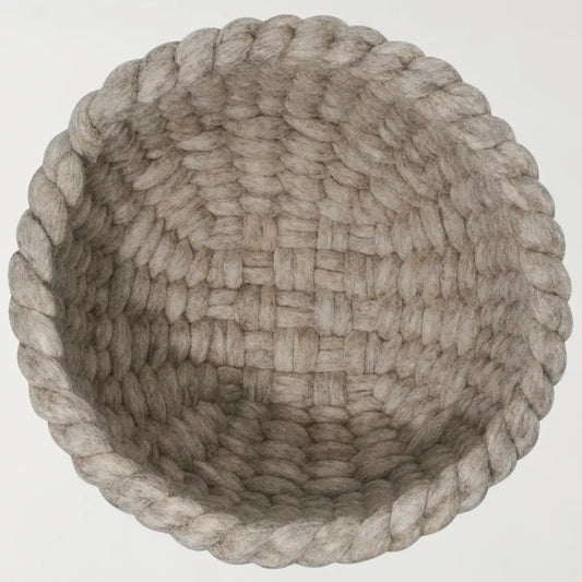 Torre & Tagus - Felted Wool Woven Basket
