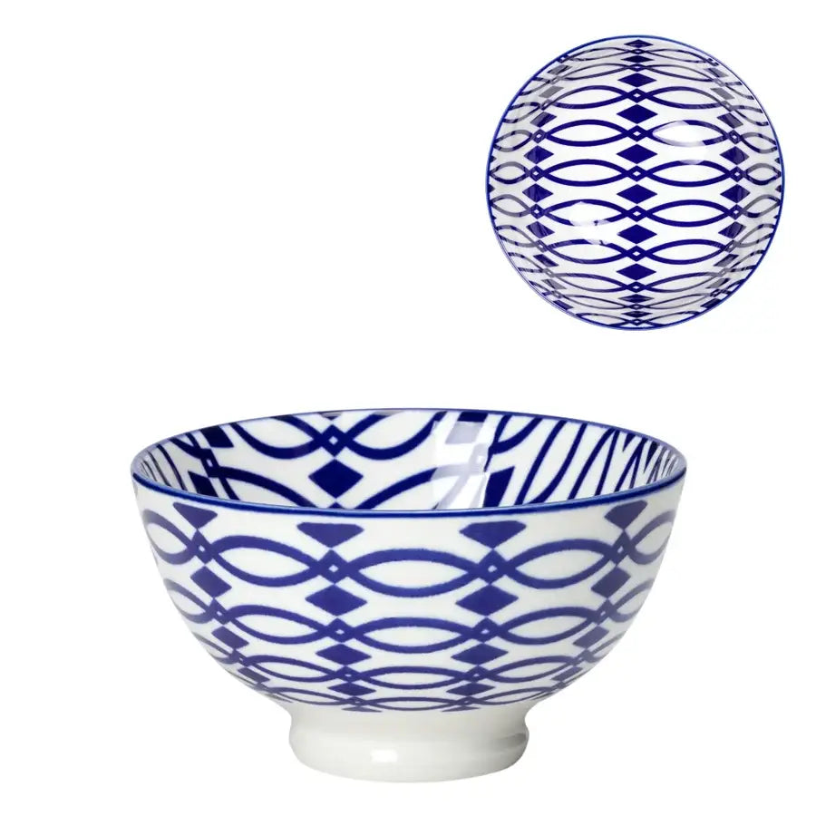 Kiri Collection Blue Lattice Bowl Small - PABOOM